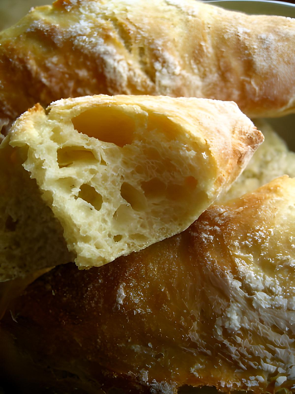 recette Petits pains sans petrissage