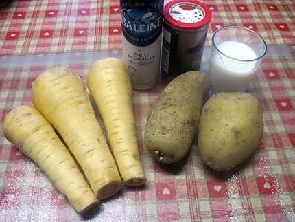 recette Soupe de panais et pommes de terre.