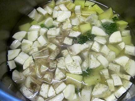 recette Soupe de panais et pommes de terre.