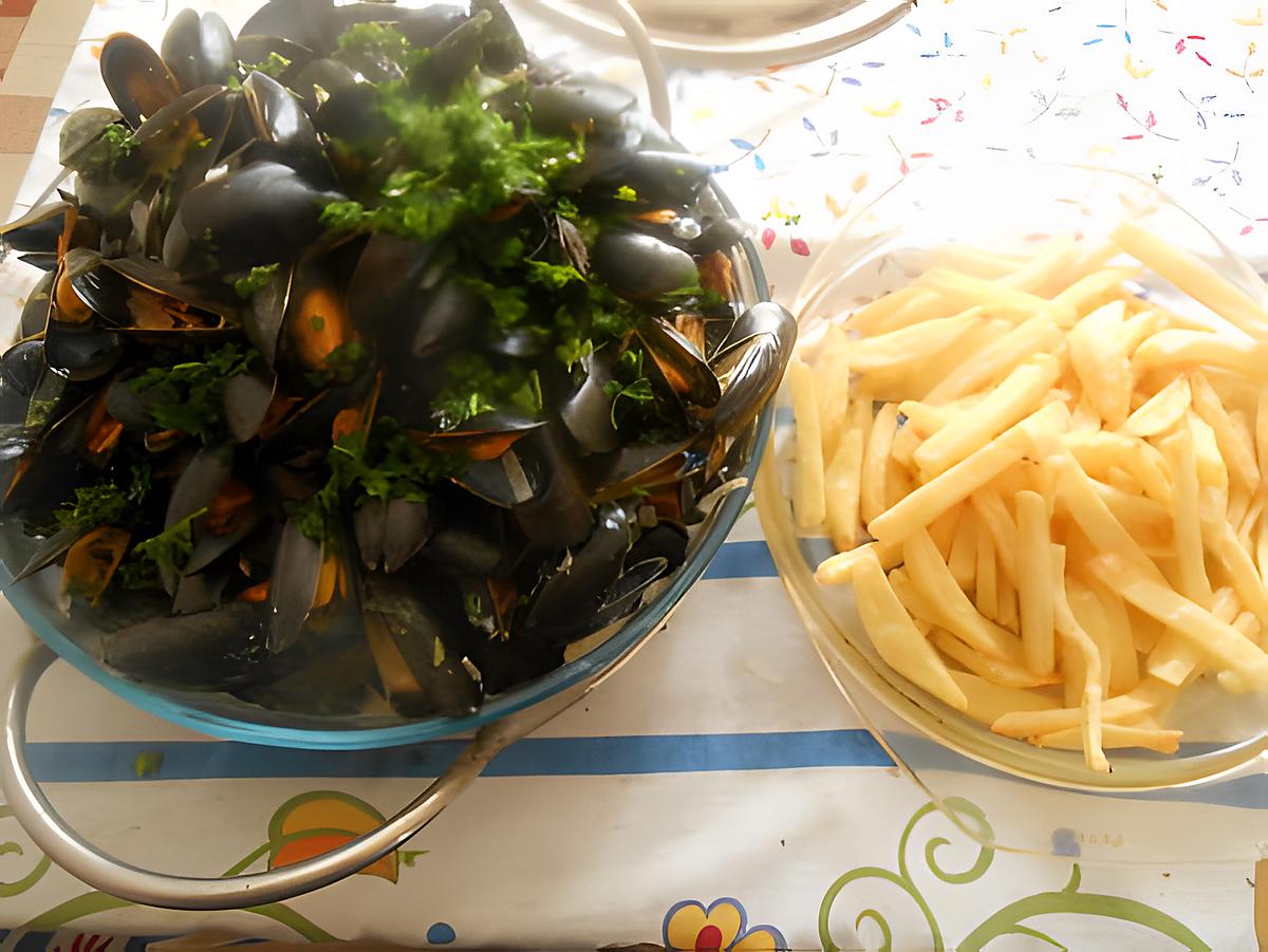 recette Moules frites