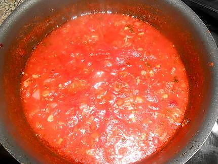 recette Cote de porc concassé de tomates au cidre