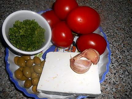 recette Tartare de tomates a la feta