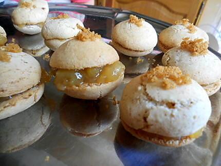 recette Macaron pomme & pain d'épice