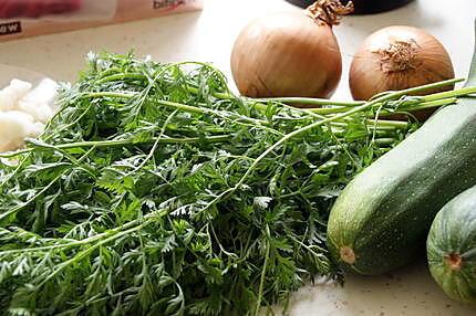 recette Potage aux fanes de carottes et....