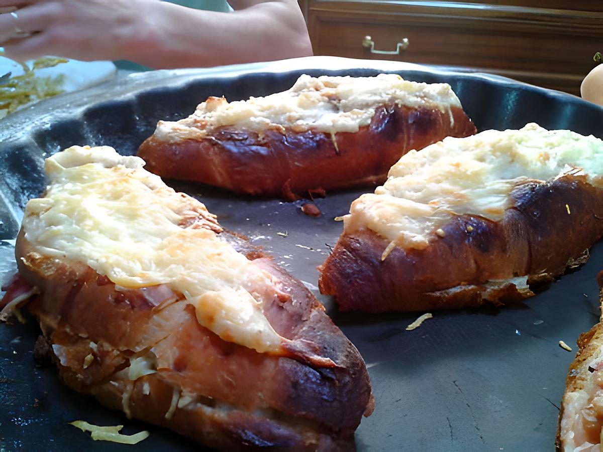 recette Mes croissants jambon/bechamelle