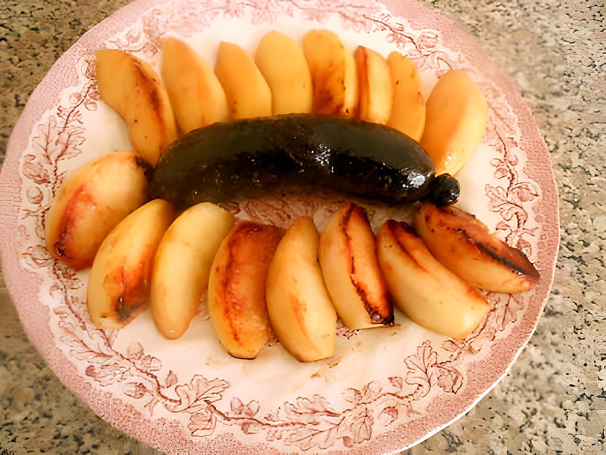 recette Boudin aux pommes golden et grany