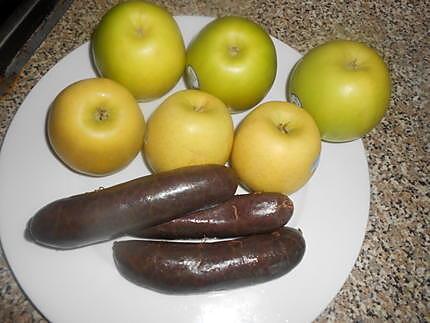 recette Boudin aux pommes golden et grany