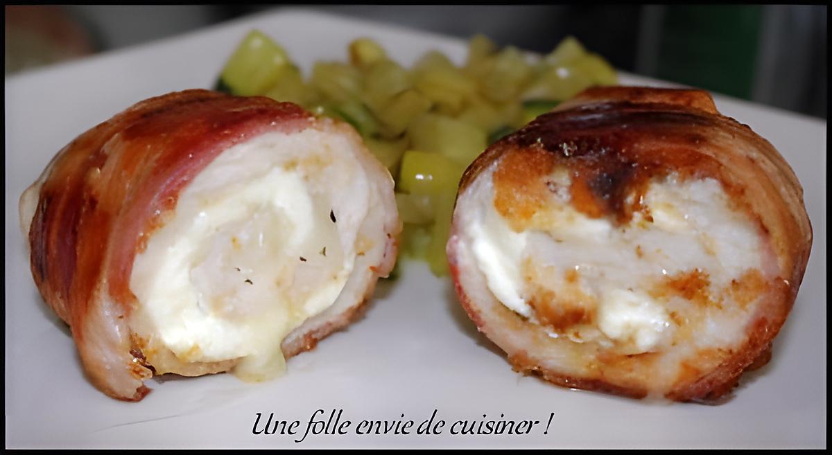 recette Roulades de dinde au chèvre