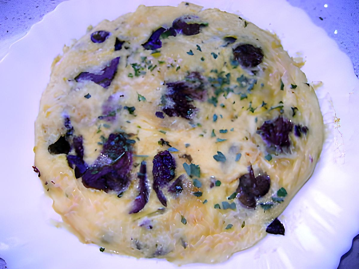 recette omelette aux lactéres et mousserons