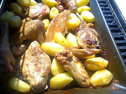 recette poulet blanc bio au barbecue