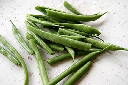 recette Haricots verts en salade et.....