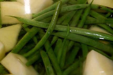 recette Haricots verts en salade et.....