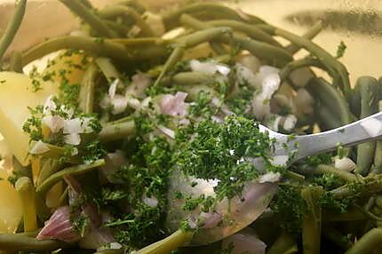 recette Haricots verts en salade et.....