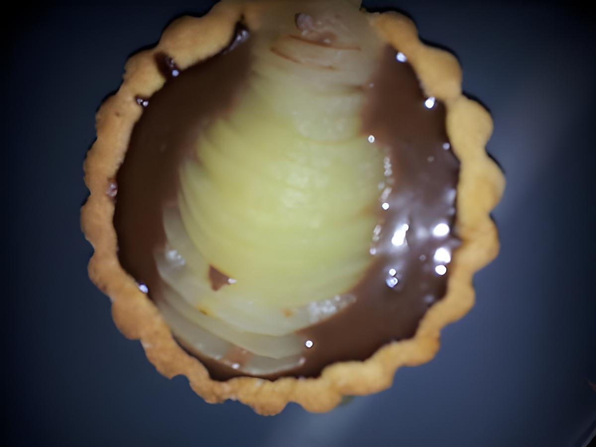 recette tarte chocolat poire