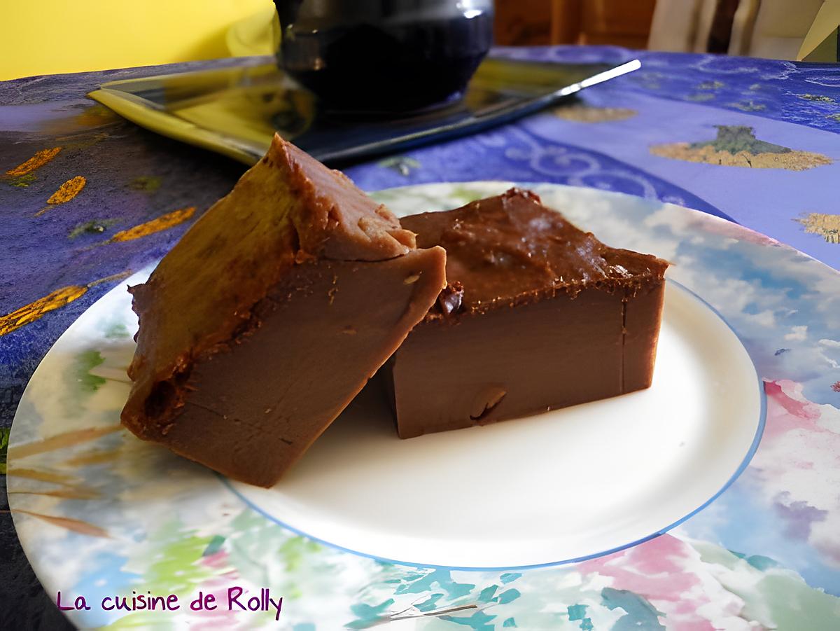 recette Flan sans pâte au chocolat