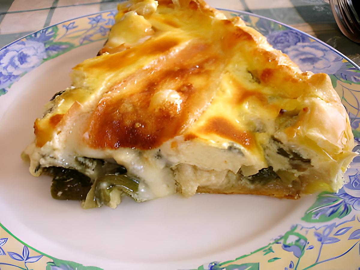 recette quiche aux poireaux et munster