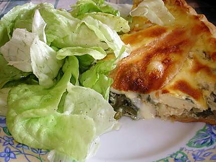 recette quiche aux poireaux et munster