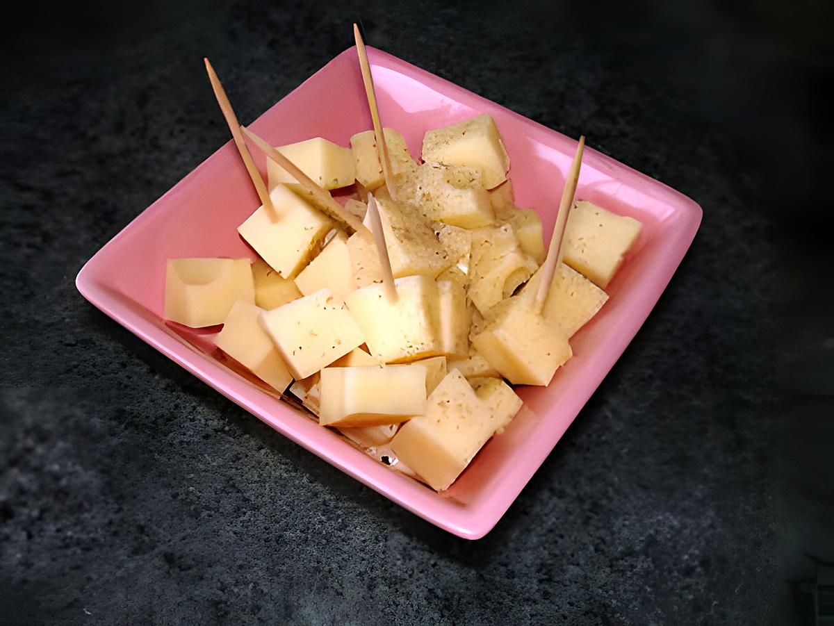 recette dès de fromage au poivre