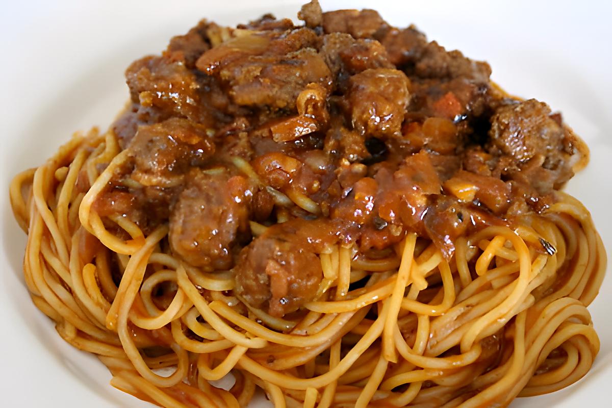 recette Spaghetti bolognaise 2ème version