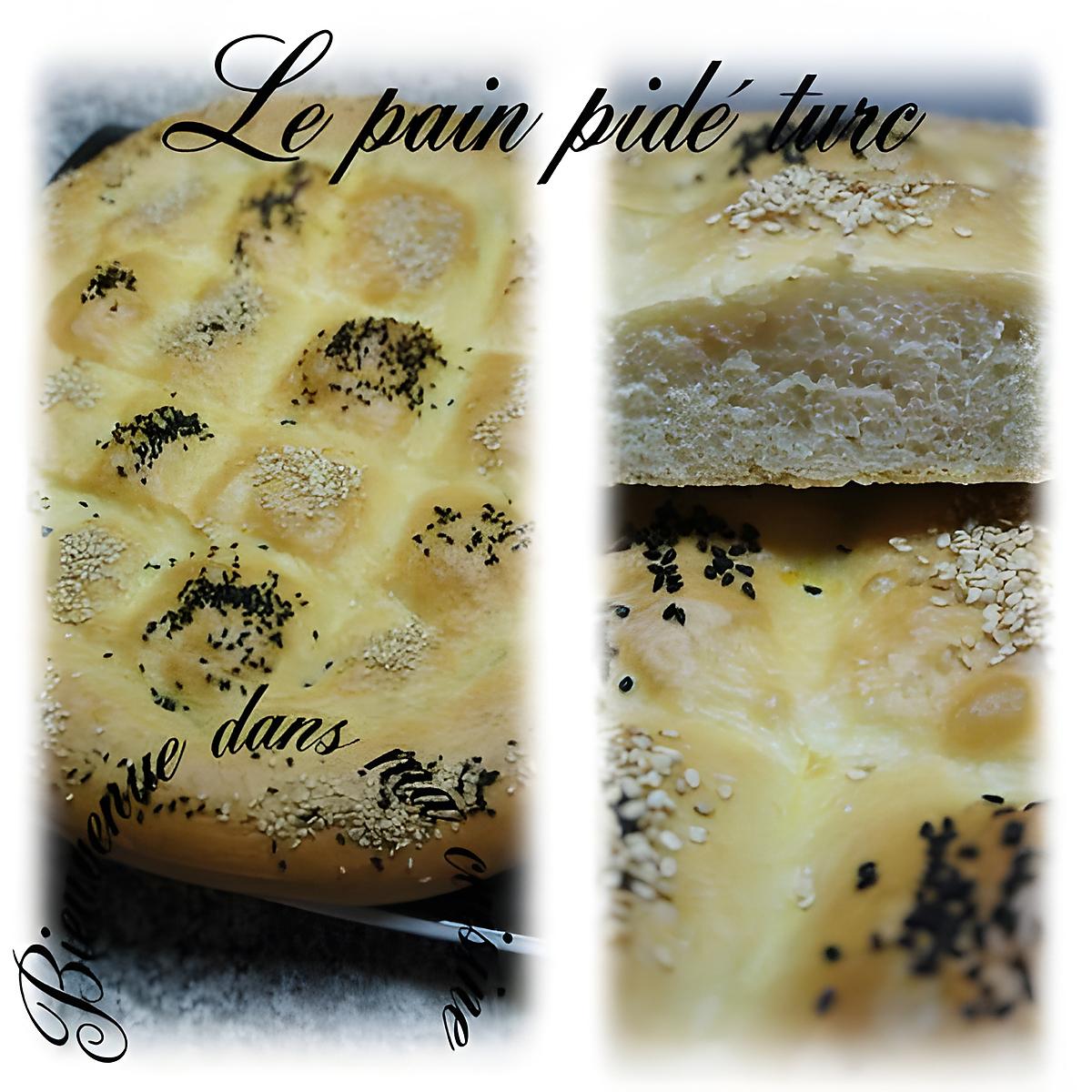 recette Pain pidé turc