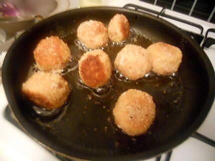 recette Boulette de poulet farci a la mozzarella