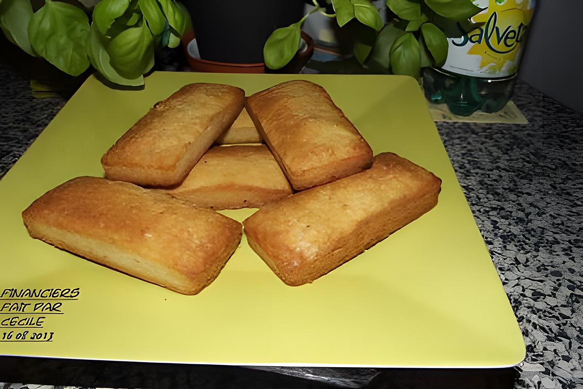 recette FINANCIERS LEGER.