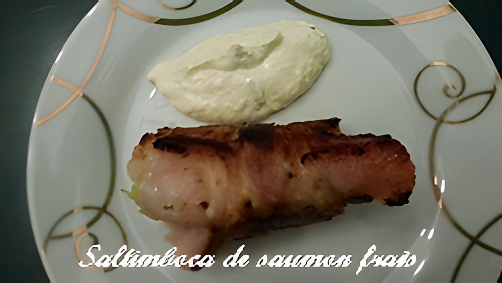 recette Saltimboca de saumon frais