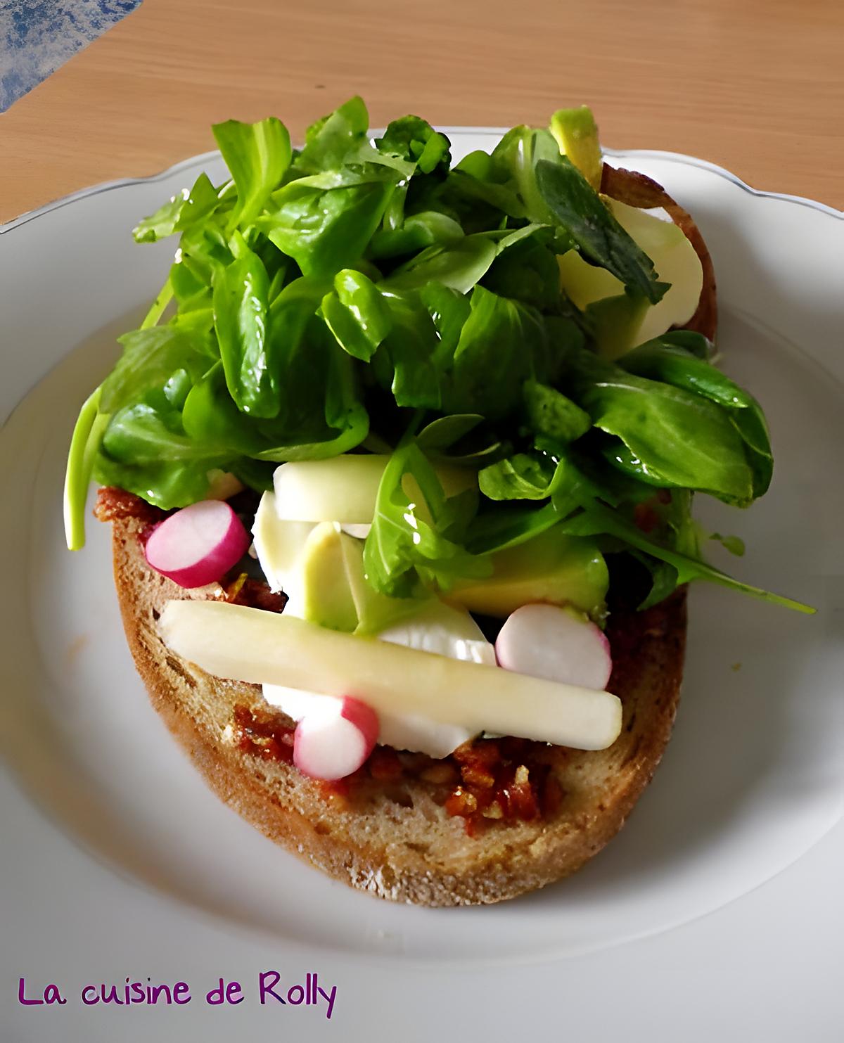 recette Bruschetta végétarienne