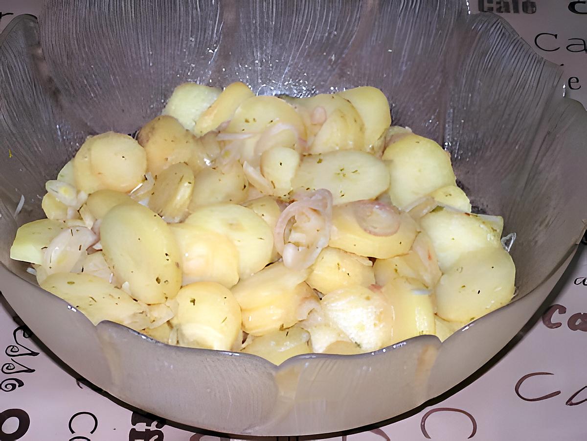 recette salade de pommes de terre