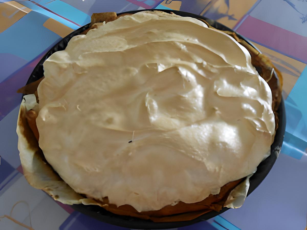 recette TARTE  AUX CERISES PATISSIERE   MERINGUEE