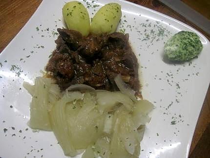 recette Coeur de boeuf aux fenouils.