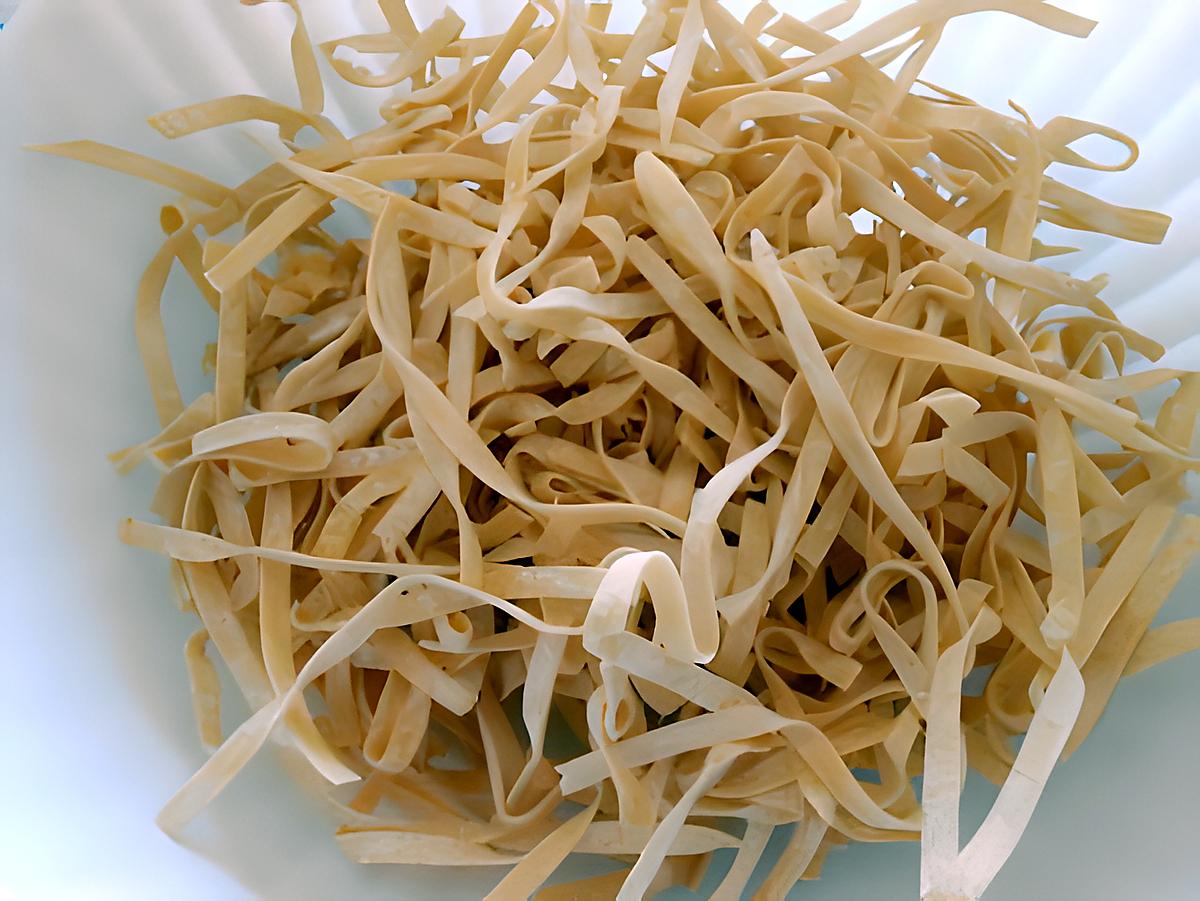 recette TAGLIATELLE MAISON