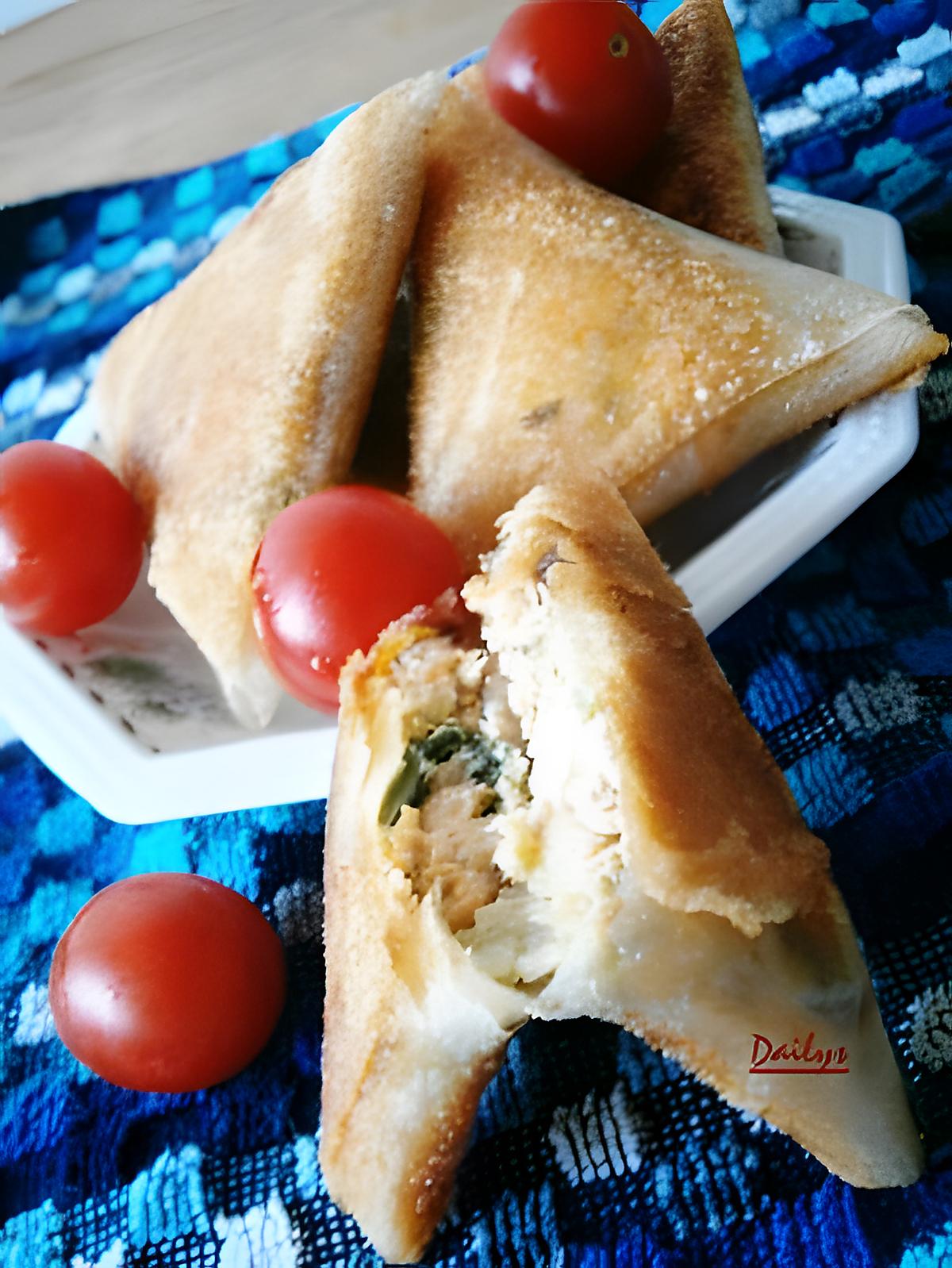 recette Bourek/Bricks Aux Saumon Poireau