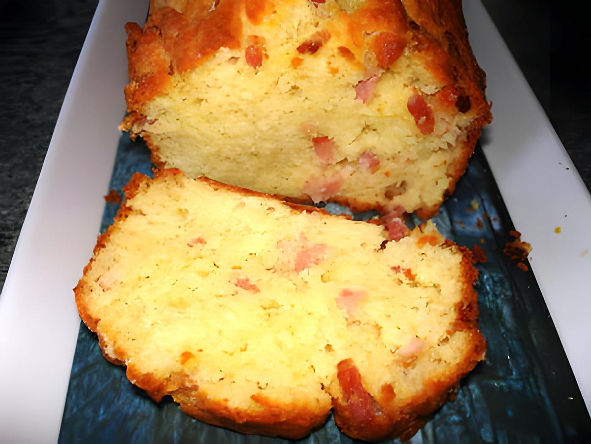 recette cake parmesan et lardons