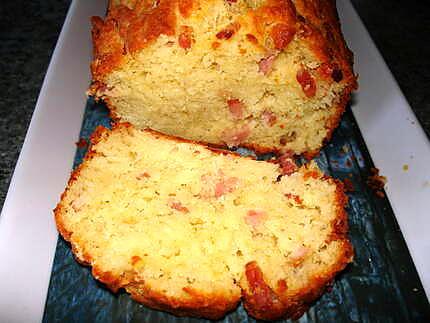 recette cake parmesan et lardons