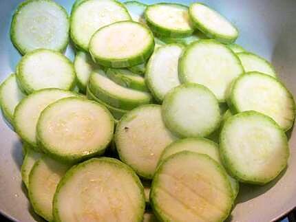 recette Cuisse de dinde aux courgettes blanches.