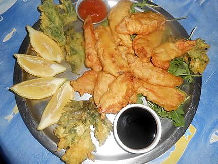 recette Tempura de filet de rouget