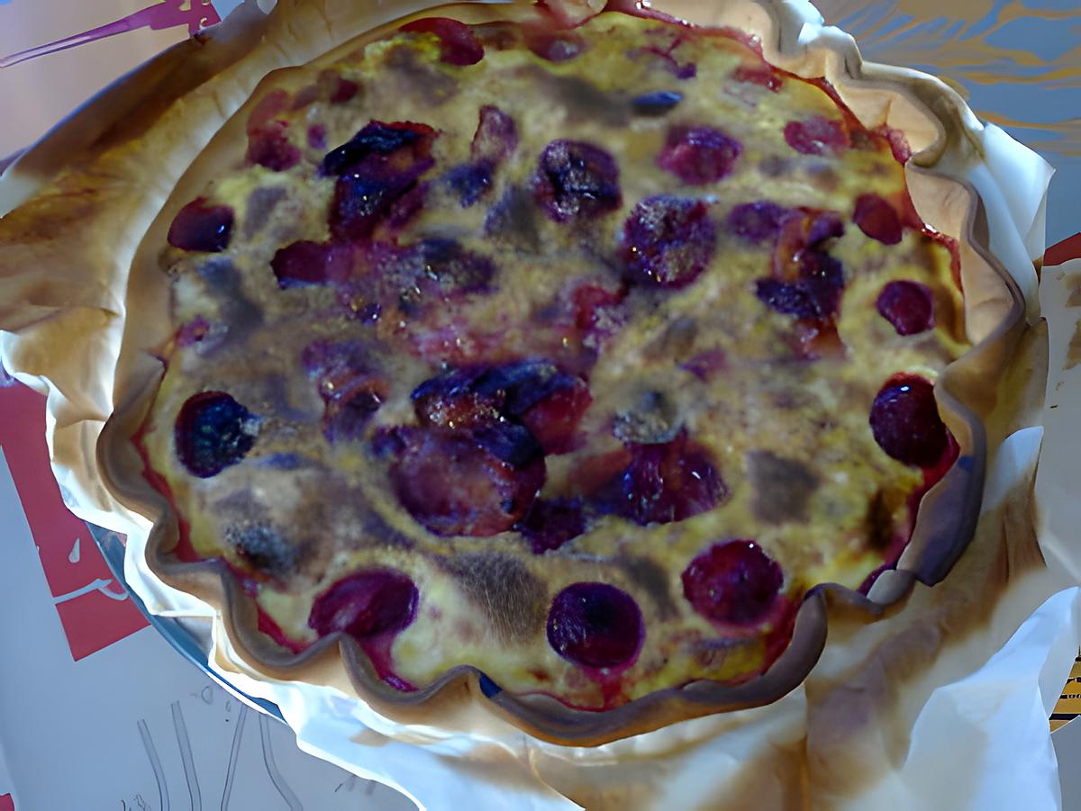 recette tarte aux prunes