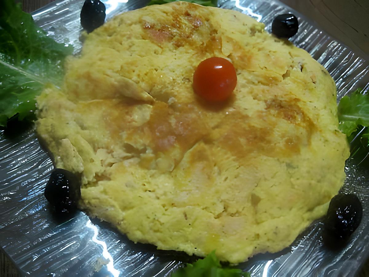 recette Omelette au saumon.