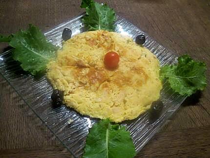 recette Omelette au saumon.