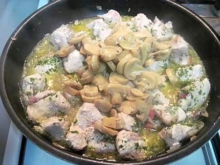 recette Sauté de dinde aux légumes anciens.