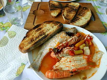 recette ZUPPA  DI  PESCE