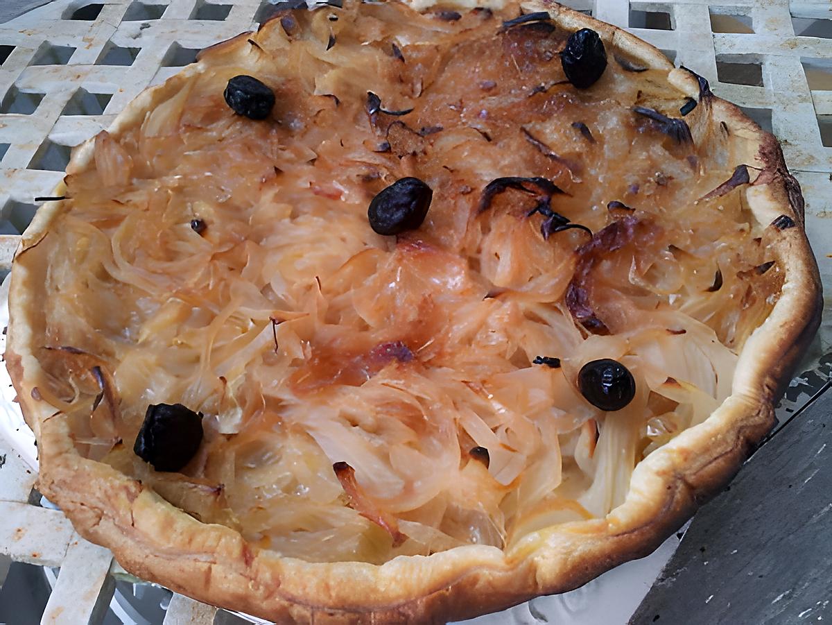 recette Tarte à l'oignons confits