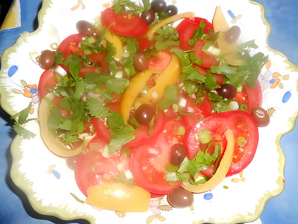 recette Salade de tomates et citrons confits