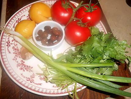 recette Salade de tomates et citrons confits