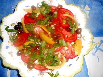 recette Salade de tomates et citrons confits