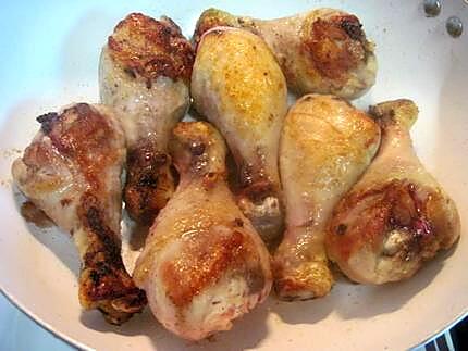 recette Pillons de poulet aux épices Massalé.
