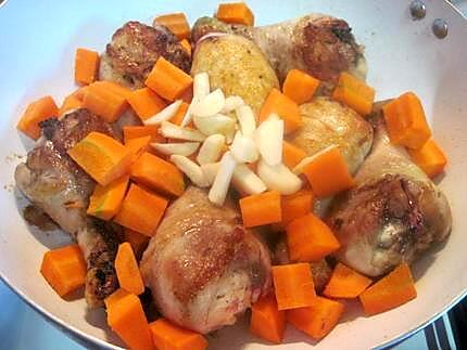 recette Pillons de poulet aux épices Massalé.