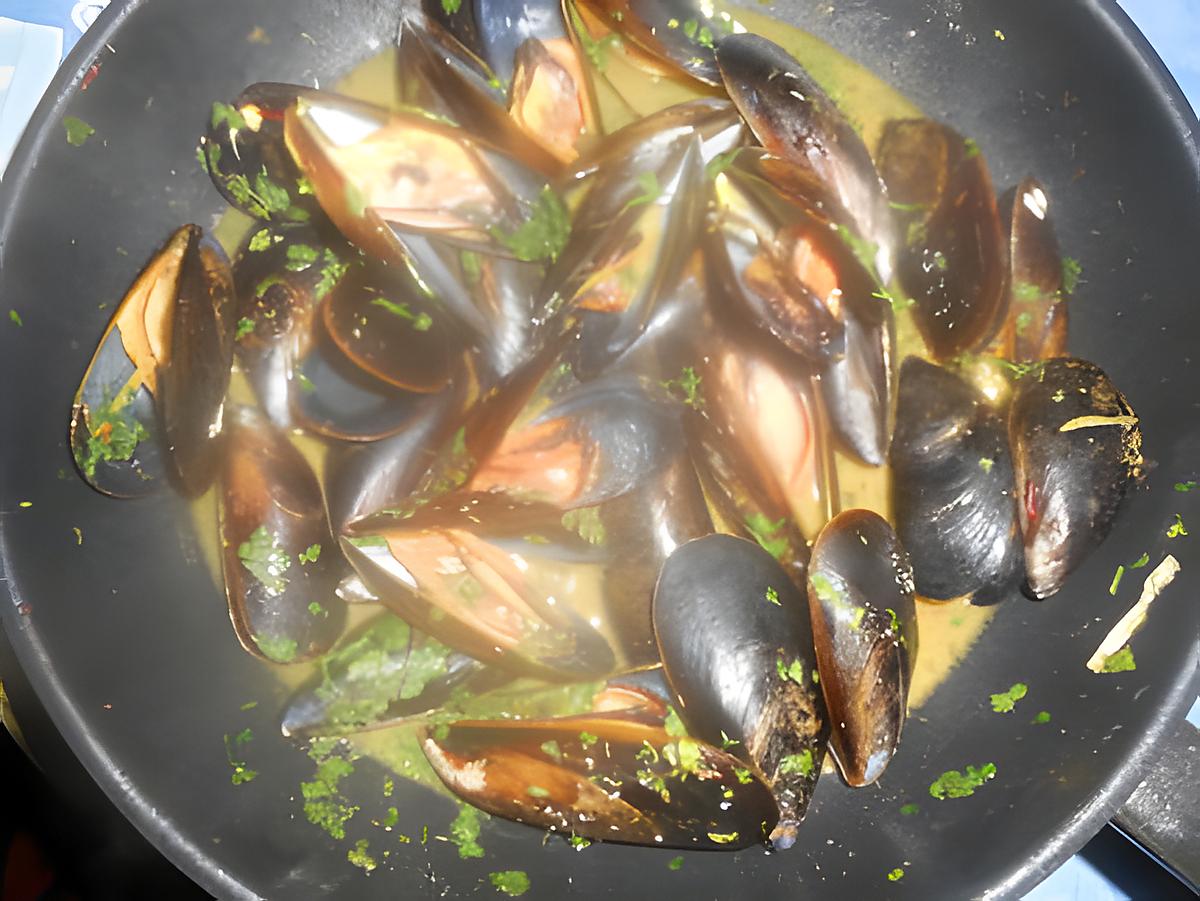 recette Moules de bouzigues au safran