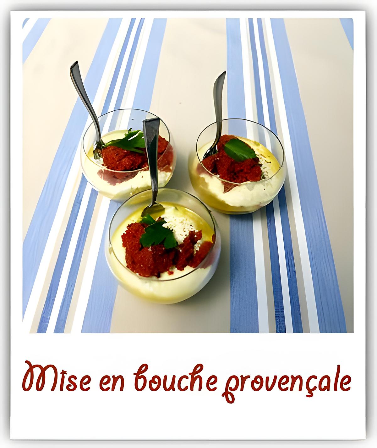 recette Mise en bouche provençale